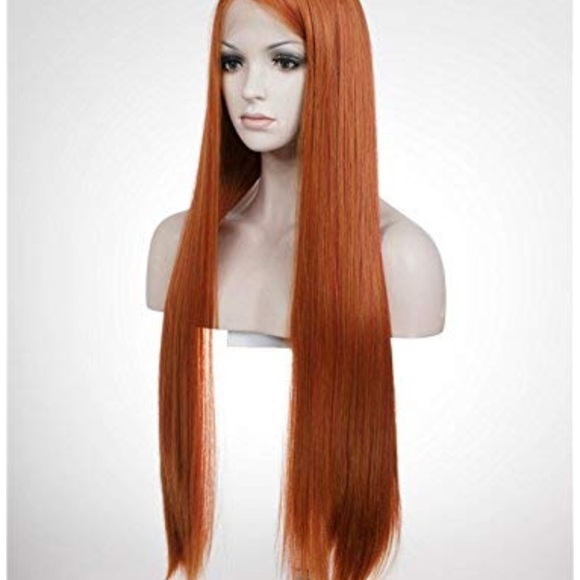 🔥Vima  28” COPPER RED AUBURN LACE FRONT Wig*NWT*